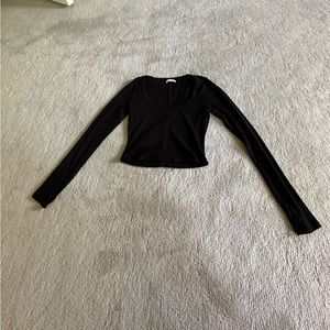 Reformation Jean Cropped Long Sleeve